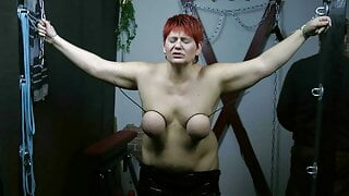 Annadevot – Tied breasts, ass spanked