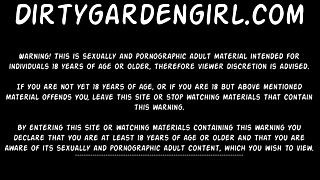 Anal fucking machine with XXL plug extreme!! Dirtygardengirl